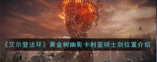 《艾尔登法环》黄金树幽影卡利亚骑士剑位置介绍