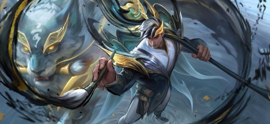 《兰亭序》碰撞《LOL》手游嘉文四世淳和墨意主题皮肤震撼登场